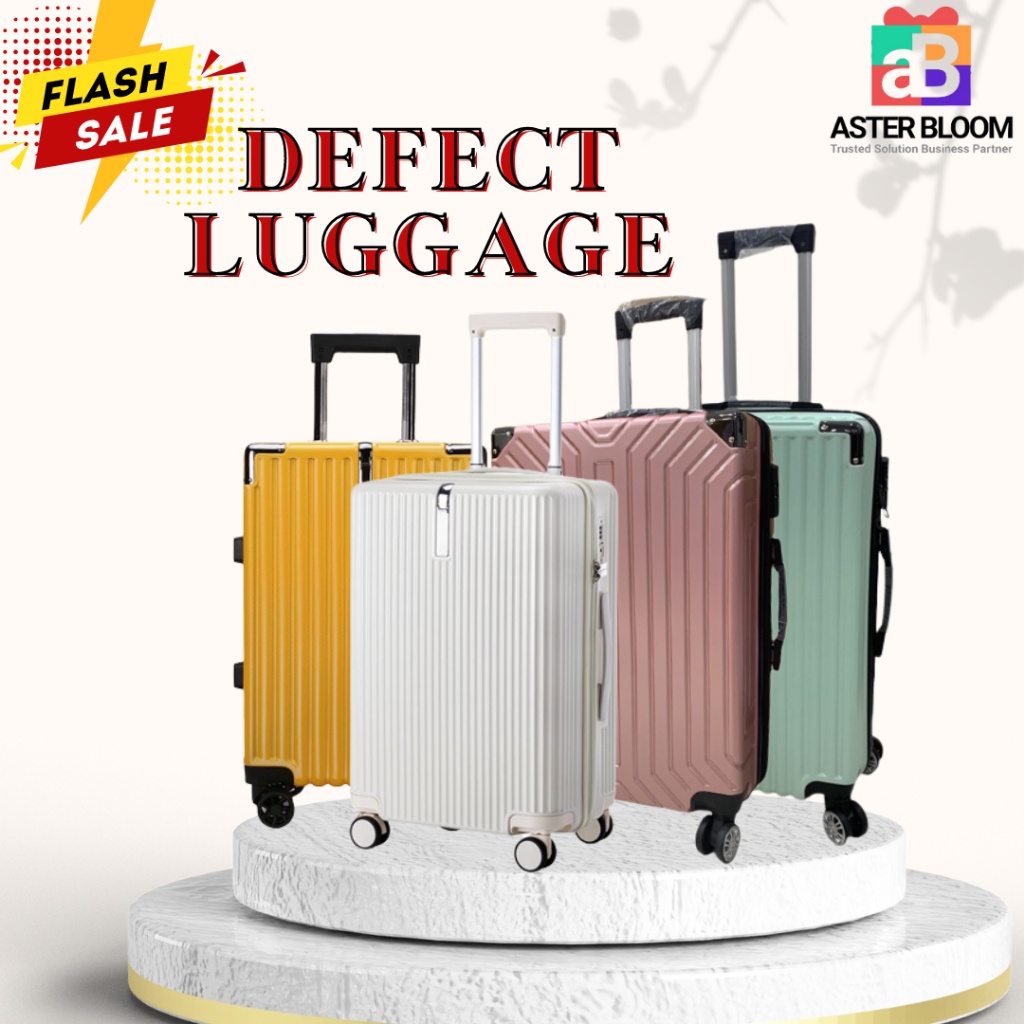 DEFECT Luggage Trolley Bag (20 & 24 Inch) (Suitcase, Bagasi Luggage ...