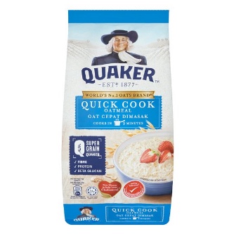 Quaker Quick Cook Oatmeal 325g | Shopee Malaysia