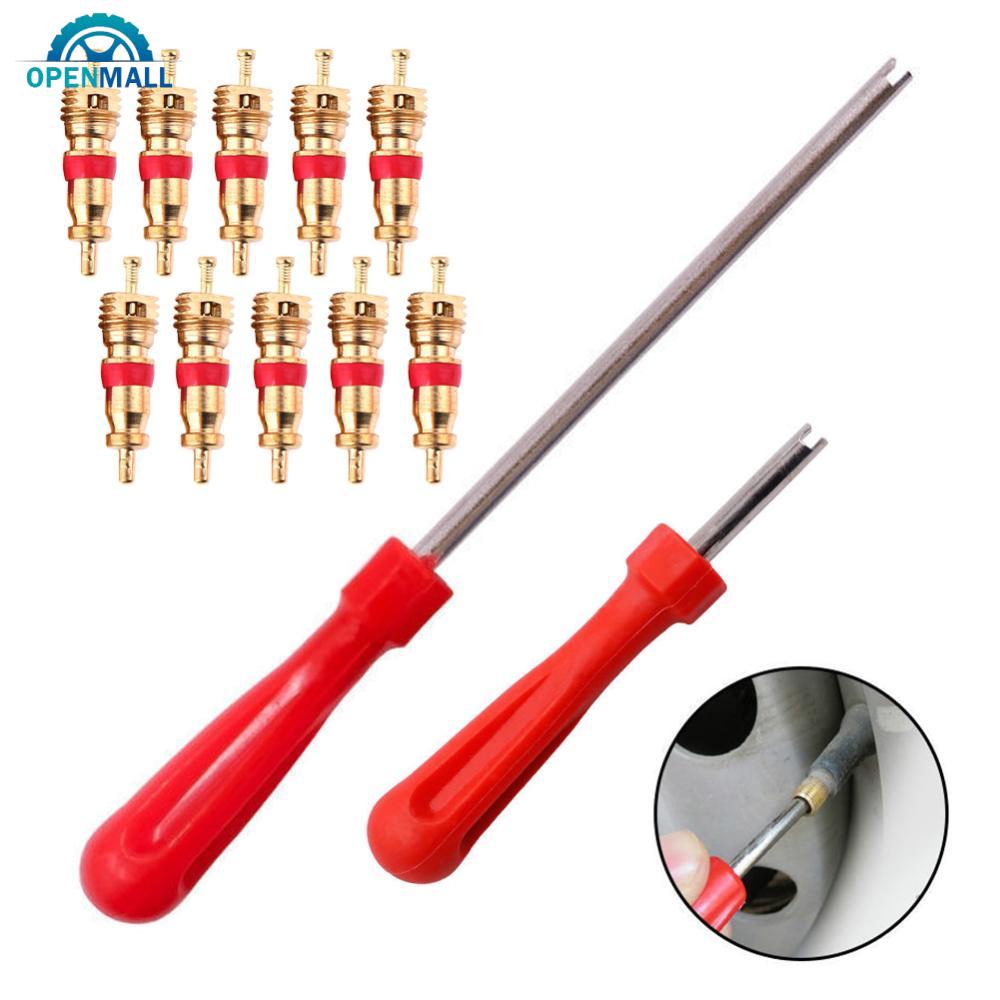 61pc Car Tyre Valve Retraction Lever & Extractor Repair Tool Set – For Passenger Cars & Motorcycles