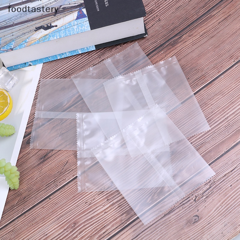 FTY 100Pcs/Set Ice cream Bags Plastic Popsicle Bags Scrub Ice Popsicle