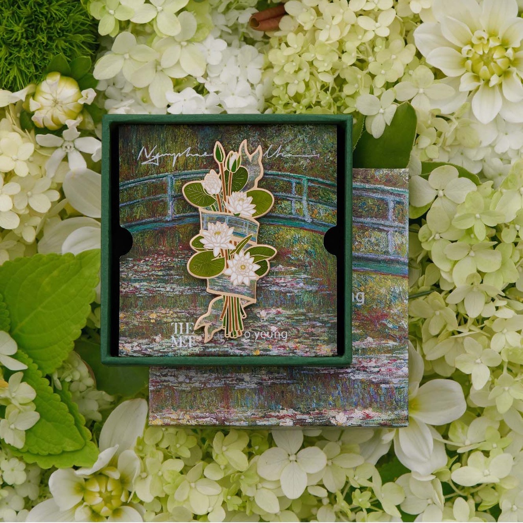 Monet's Water Lily Merchandise Original High-End Brooch Female Male ...