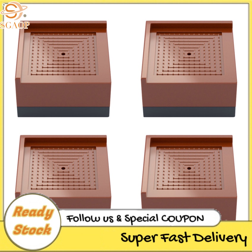 Furniture Bed Risers 3 Inch Heavy Duty Adjustable Couch Desk Lifts Leg