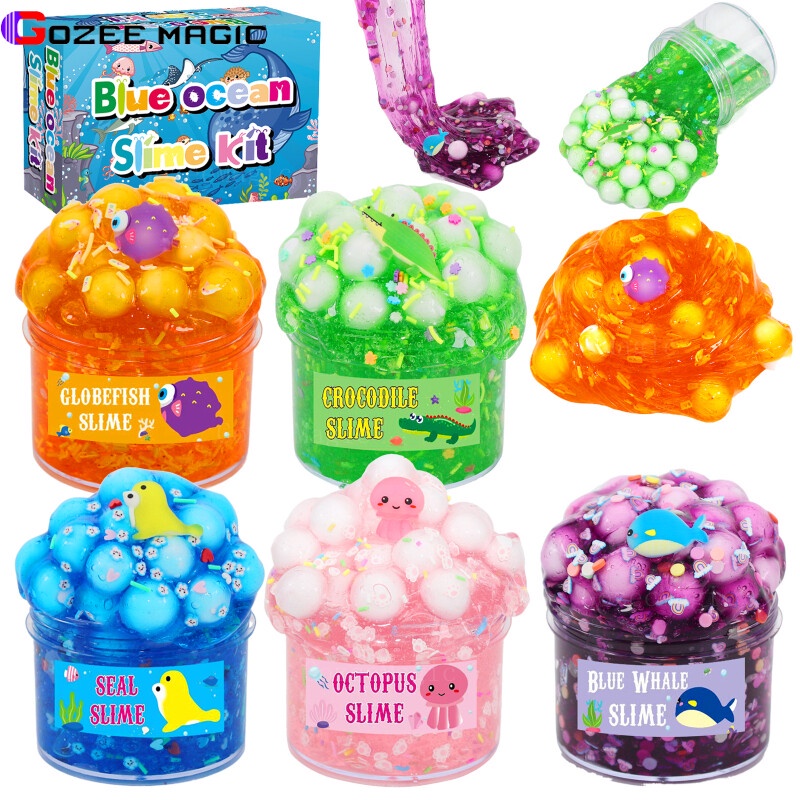 70ml Kids DIY Slime Kit Toy Non-Sticky Crystal Mud and Light Clay ...