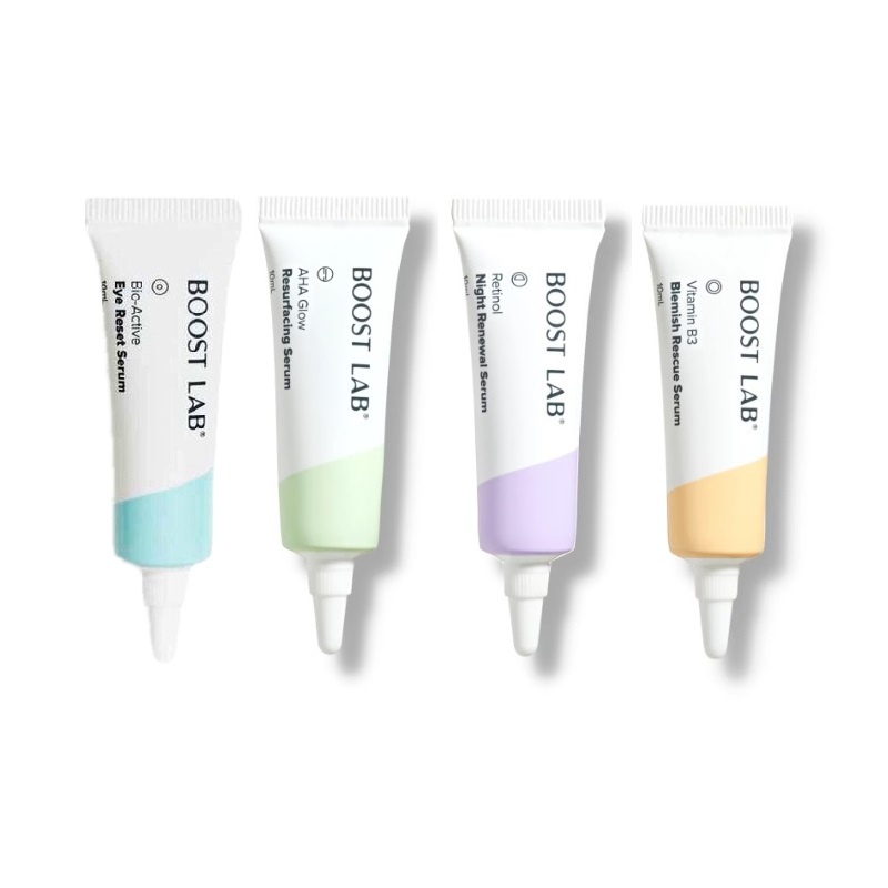 Boost Lab Aha Glow Resurfacing/Night/Eye Reset Serum 10ml | Shopee Malaysia