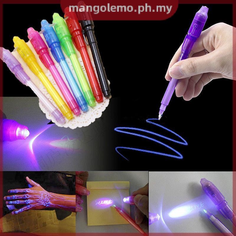 [MANGO] Invisible Fluorescent Pen Led Purple Light Electronic Banknote ...