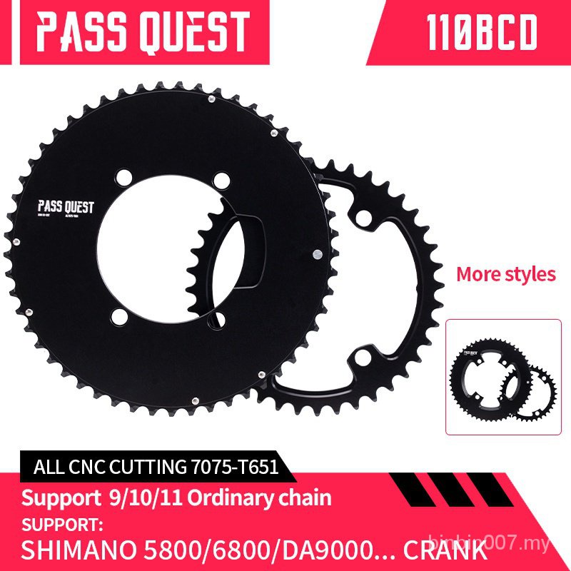 Pass quest chainring 2x magene PES p505 xcadey power meter crank