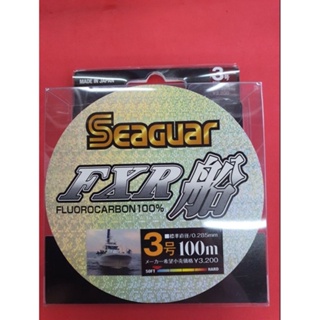 SEAGUAR FXR 100% FLUOROCARBON 100MTR FISHING LEADER