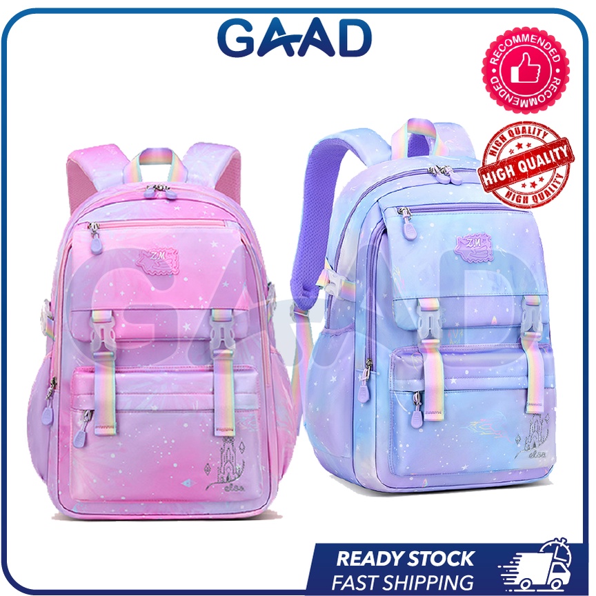 NEW ZMBABY 41cm Primary School Bag Girls Beg Sekolah Rendah