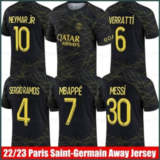 Messi PSG #30 Home Lionel Paris Saint Germain Team Jersey Child Kids  Training Suit Plus Shorts & Socks for Size #18-#28 