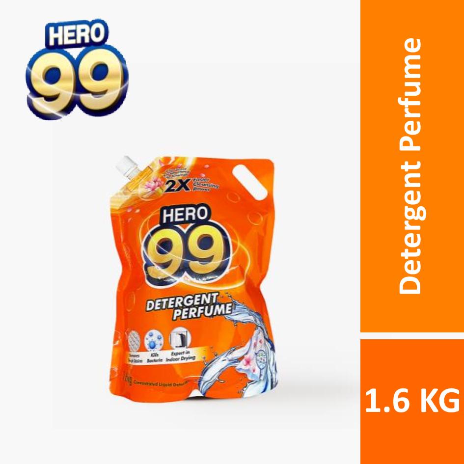 FREE SHIPPING HERO99 DETERGENT PERFUME 1.6KG REFILL PACK NEW