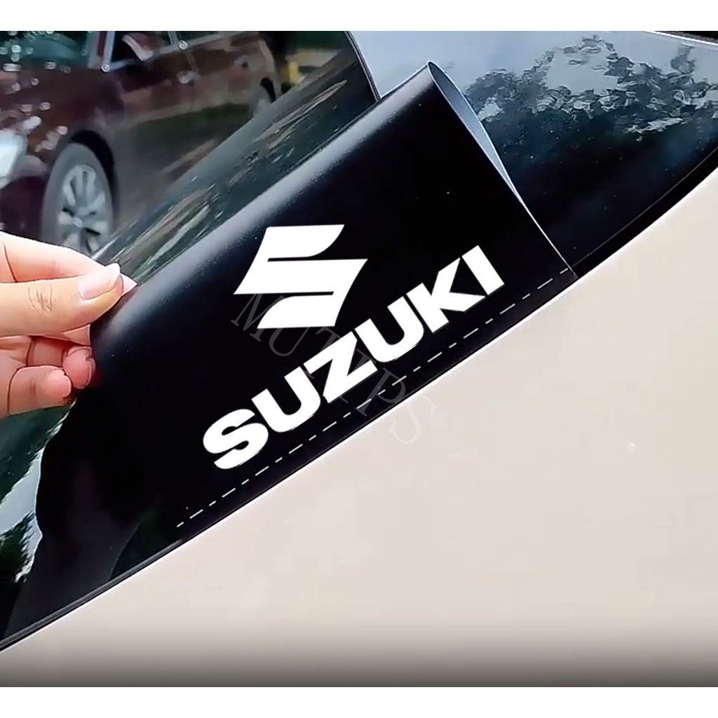 Suzuki Car Sticker Wash Label Style Trunk Door Decals PVC Auto ...