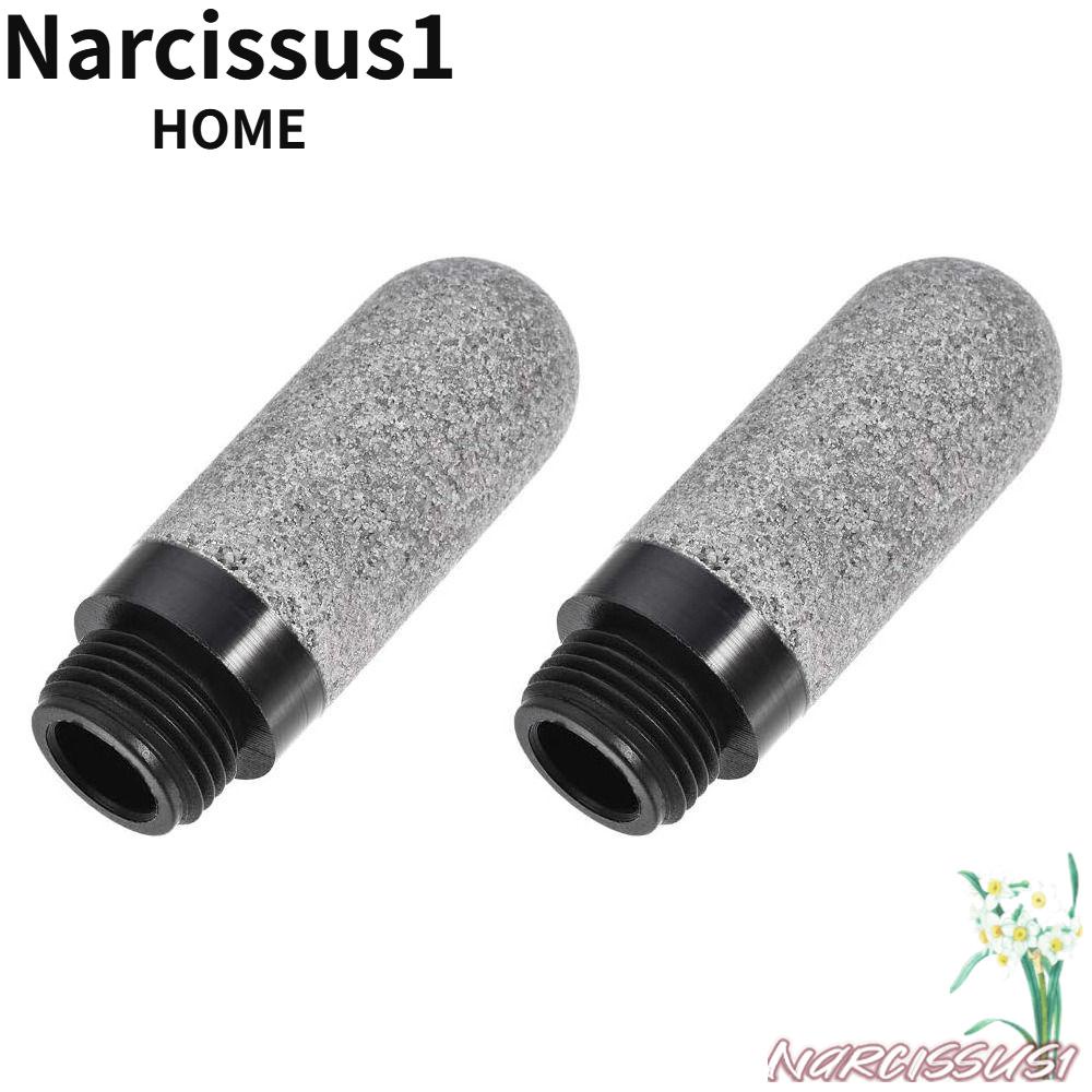 NARCISSUS 2pcs Pneumatic Solenoid, Plastic Muffler G1/2 Male Air