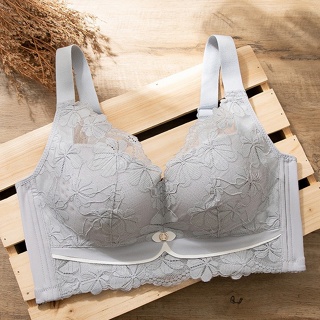 Elegant Lace No Padding Bralette Wireless French Bra For Women