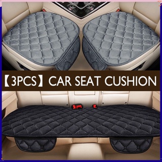 1pc Winter Warm Car Seat Cushion, No Binding Backrest, Thick Plush