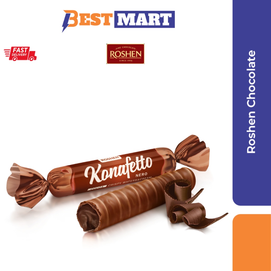 Roshen Konafetto Bianco, Sweets In Cocoa Coating 1kg | Shopee Malaysia