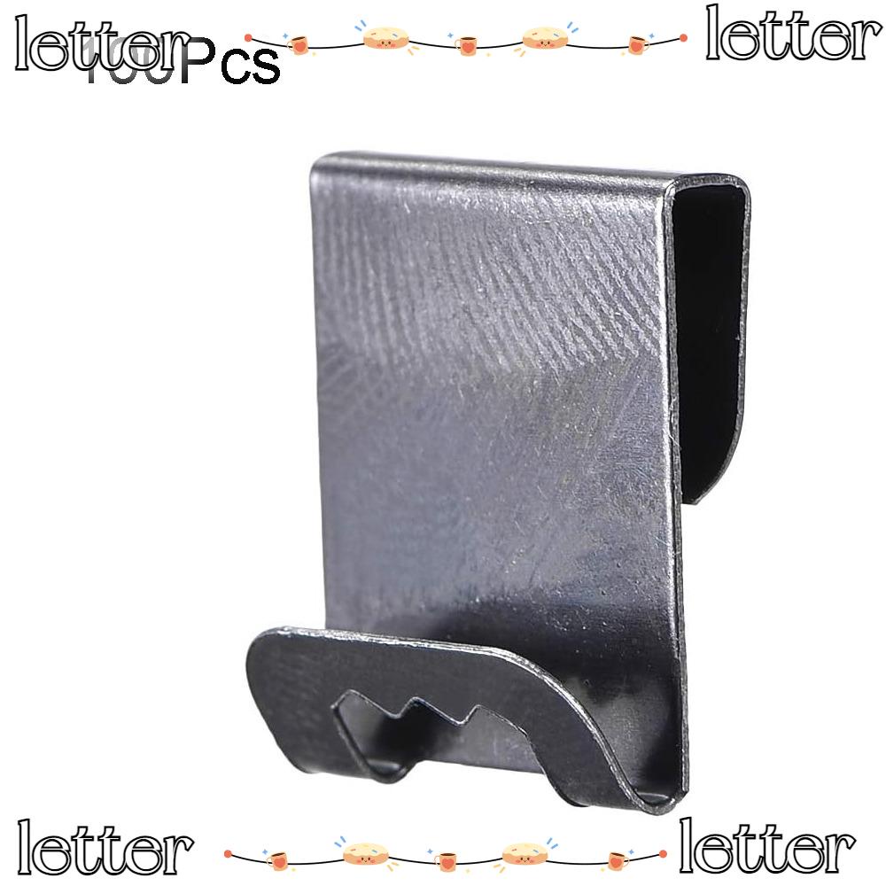 LETTER 100Pcs Picture Hanging Clips, SShaped Wall Mount Photo Frames Hanger Hooks, Durable