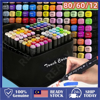 Touch Markers 48/60/80/120 Colors Marker Set Graphic Art Tip Drawing Markers  Pen