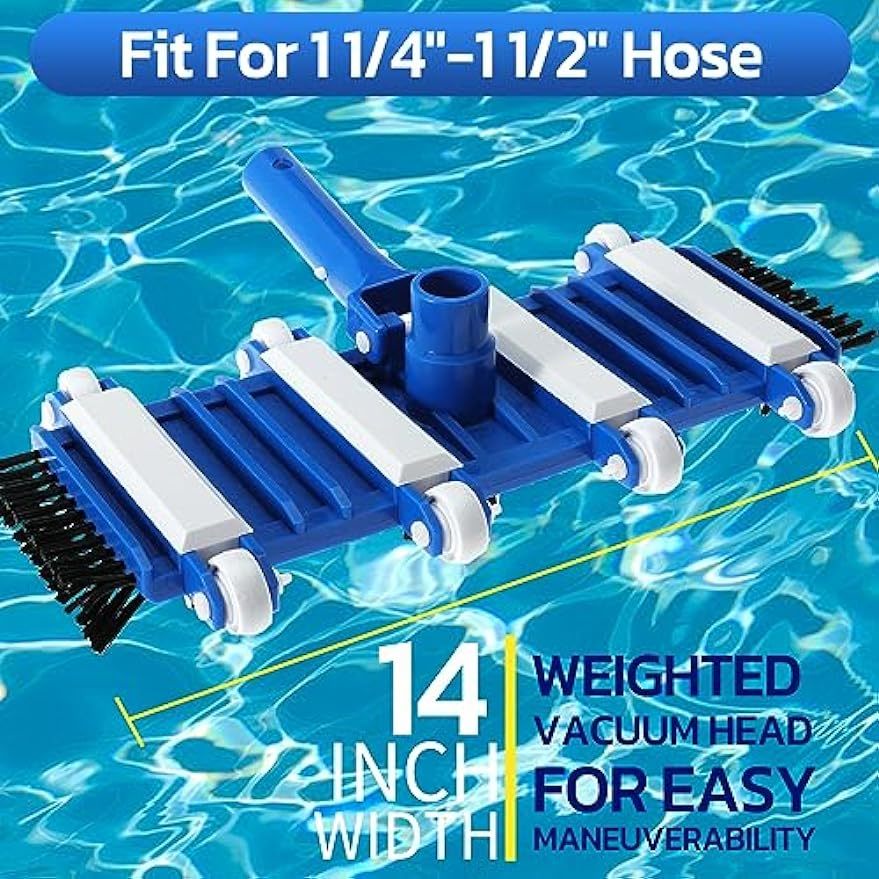 underwater Cleaning Tool Vacuum Head With Brush Cleaner Swimming Pool