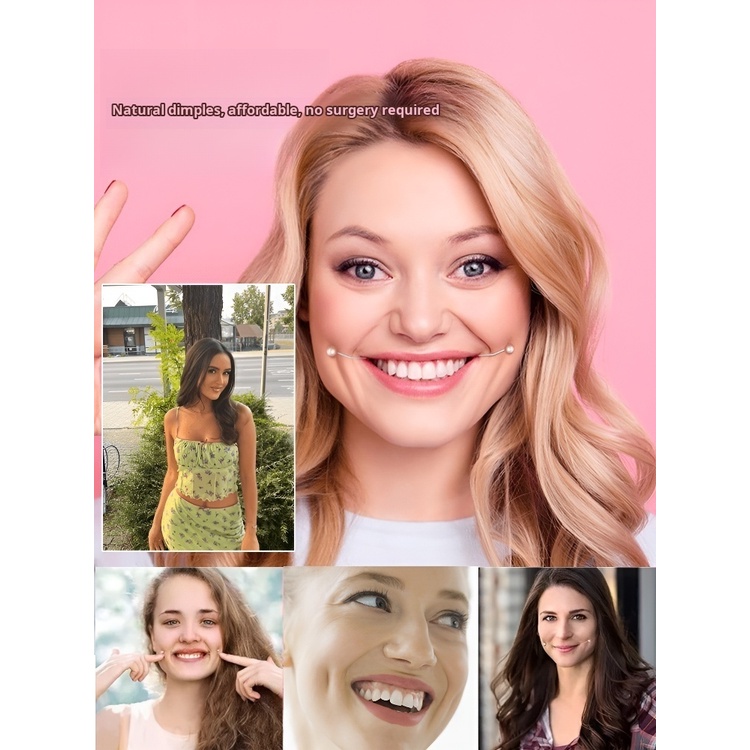 Facial Dimple Trainer Wear Cross Mirror Generator Maker Dimple Trainer