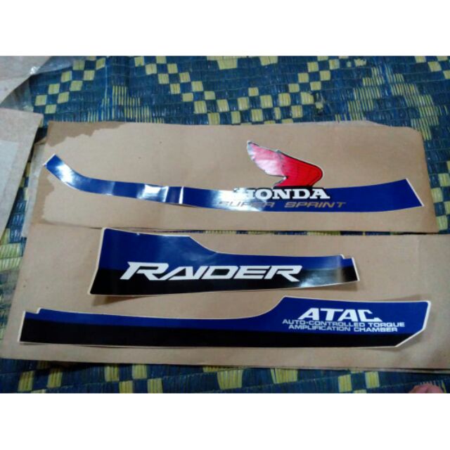 honda raider super sprint hx135 stiker | Shopee Malaysia