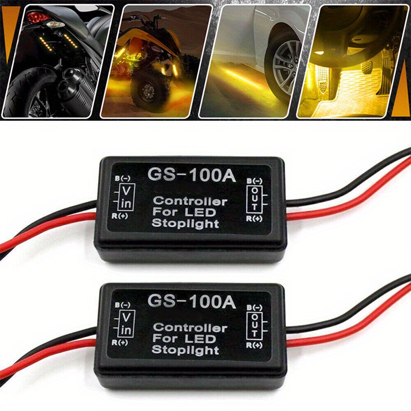 Latest Universal LED Brake Light Controller GS100A Module Box Stop