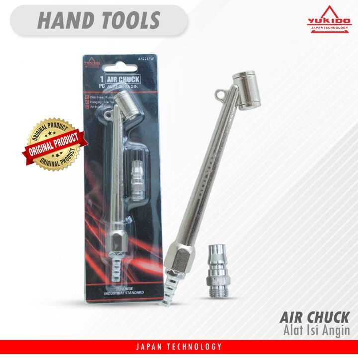 Air chuck Coupler Connection Car Motorcycle Tire Inflator Tekiro Airchuck Head 6 Inch air chuck