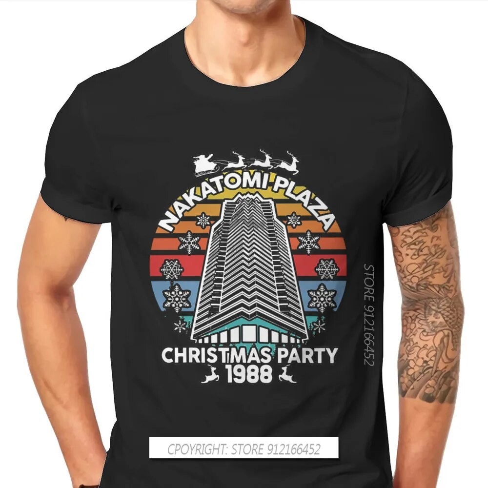 Nakatomi Plaza Hip Hop TShirt Die Hard Movie Christmas Party 1988 Bruce
