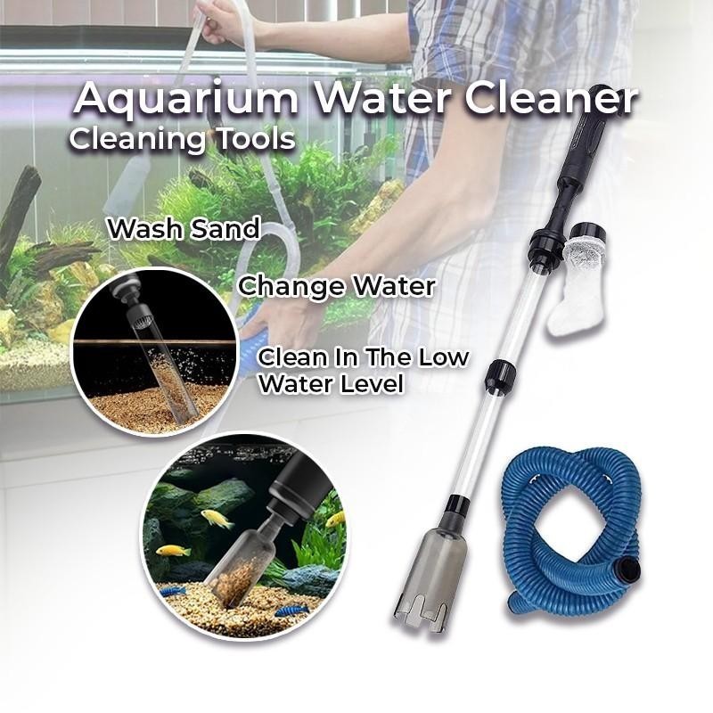 Electric Aquarium Gravel Cleaner – Automatic Vacuum For Fish Tanks – Adjustable Flow – Battery/AC 10 thumbnail image