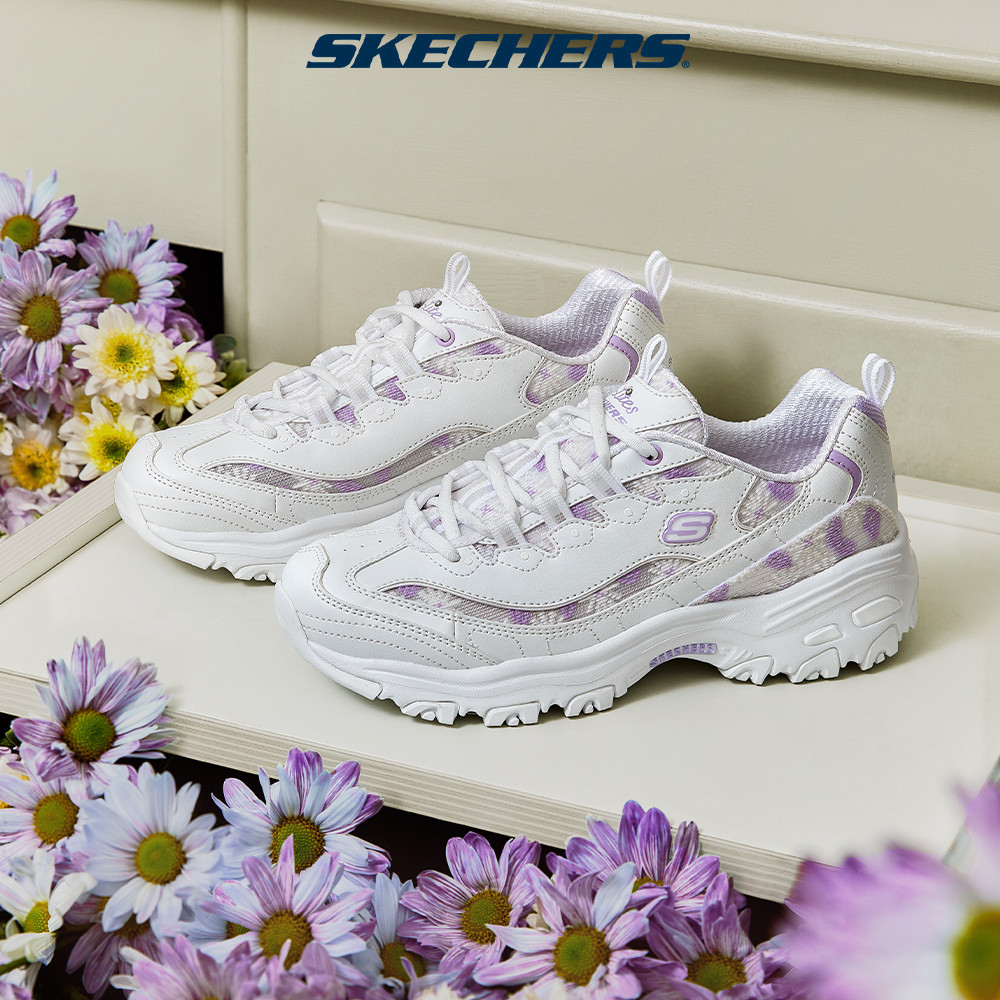 Skechers Women D'Lites 1.0  Black/Purple Shoes – Skechers Malaysia Online  Store