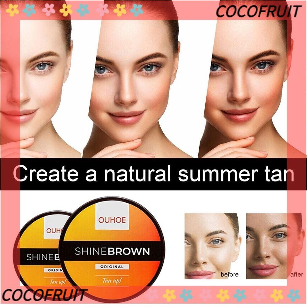 COCOFRUIT Liquid Dark Self Tanning, Sunbeds Shine Brown Brown Tanning