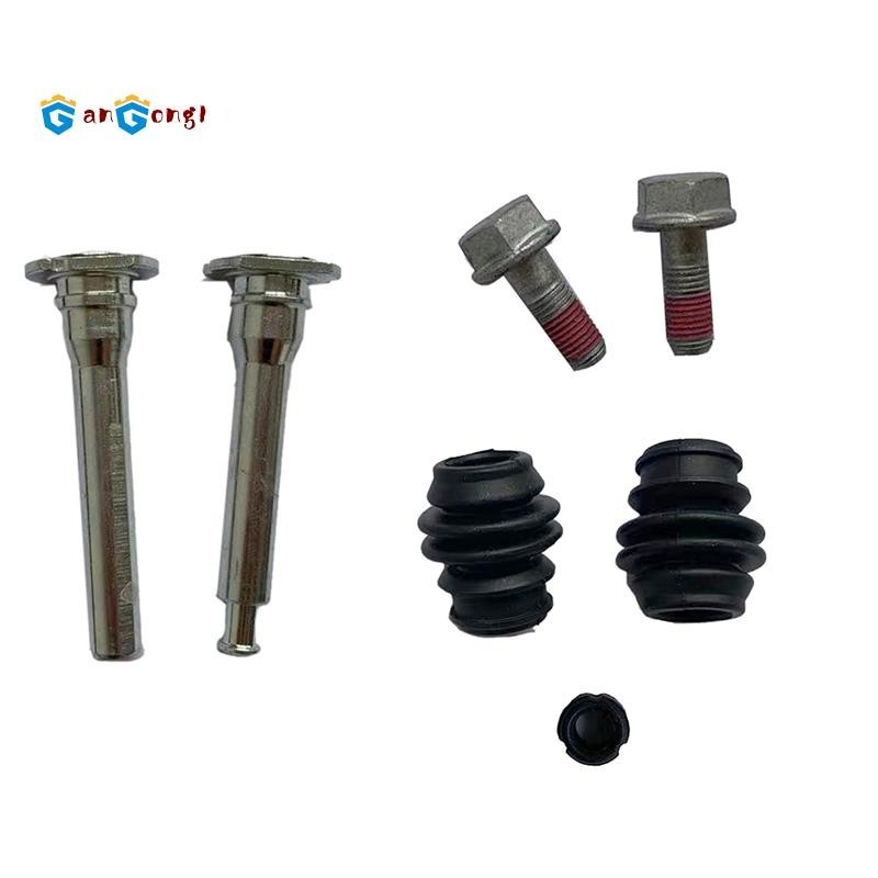 Front Brake Caliper Slider Pin Guide Kit For Citroen C1 (2005+) - Bremtech BCF1384B, Includes Pins & Bushings