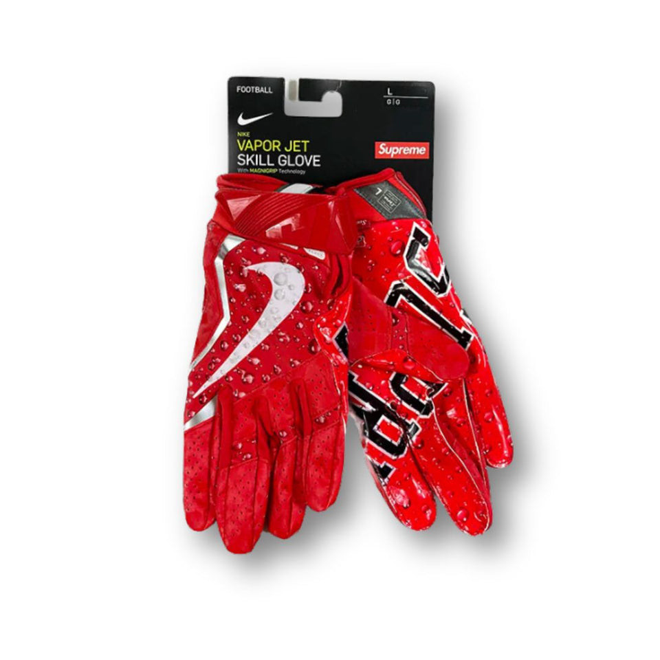 Nike vapor jet football gloves supreme best sale