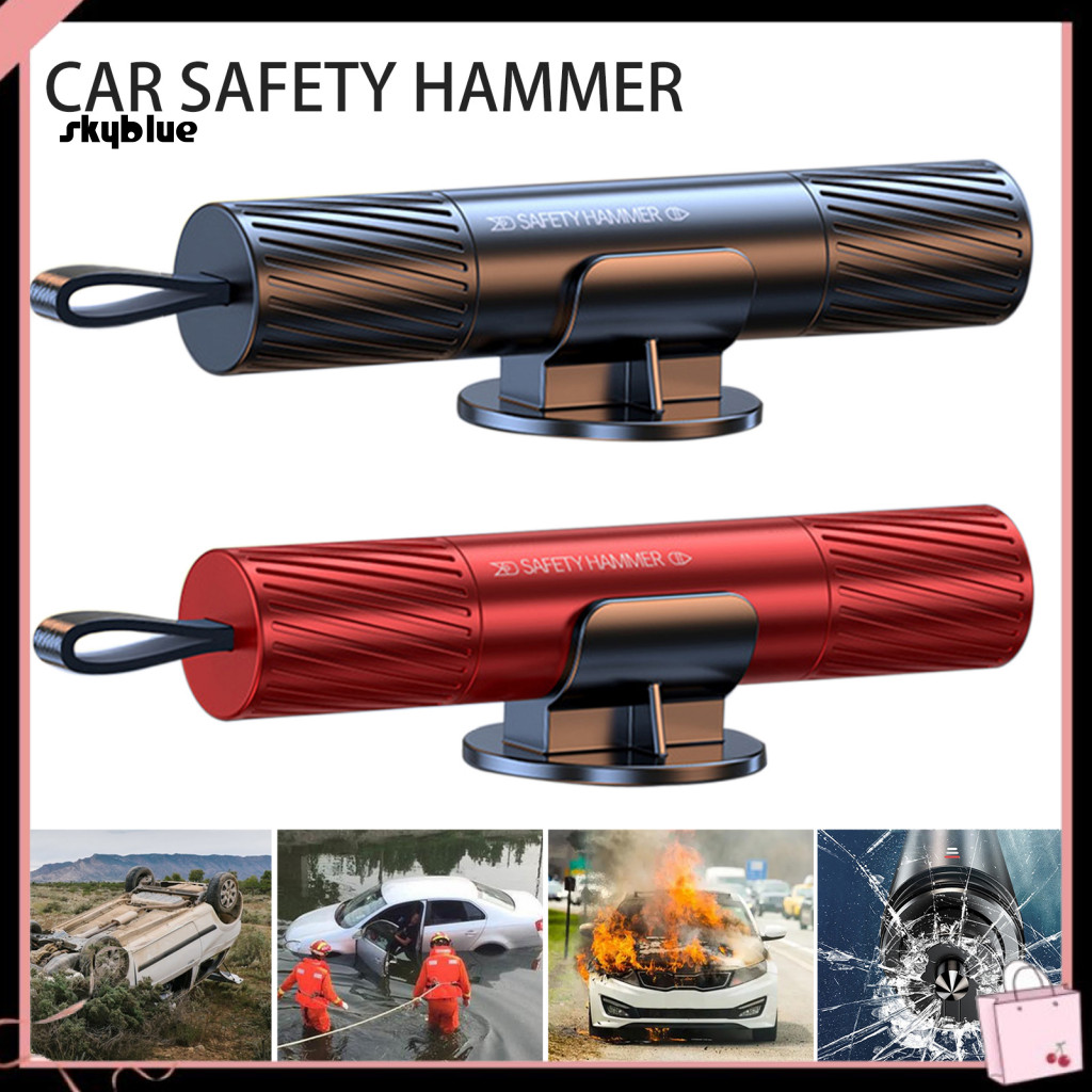 [Sy] Window Cracker Emergency Escape Tool Vehicle Safety Hammer ...