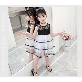 Girl's Sleeveless Dress New Princess Dress Summer Fashion Korean ...