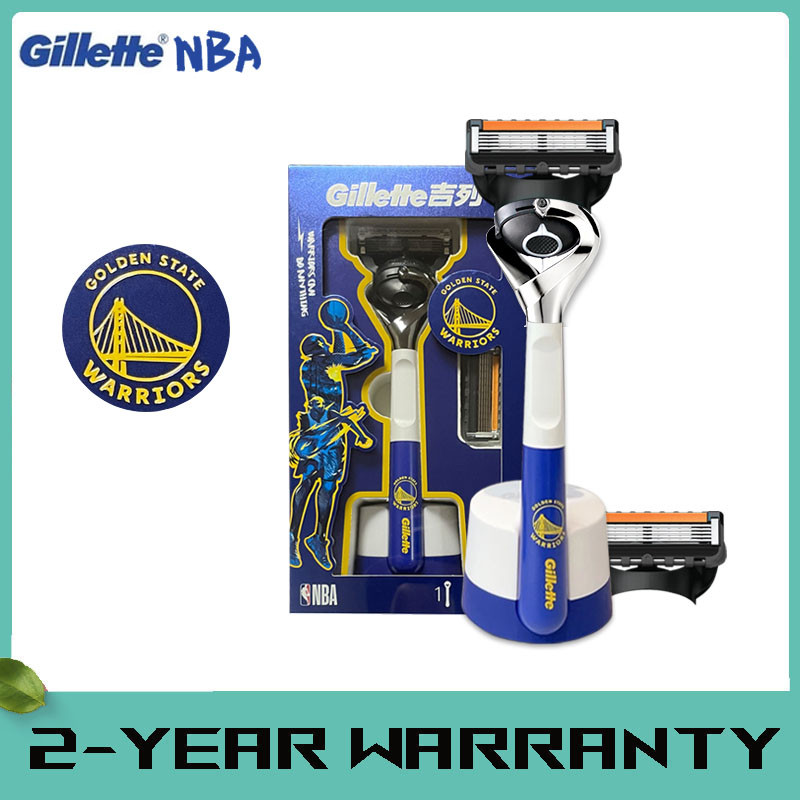 Gillette NBA Warriors co-named Gravity box Blade hidden smooth Razor ...