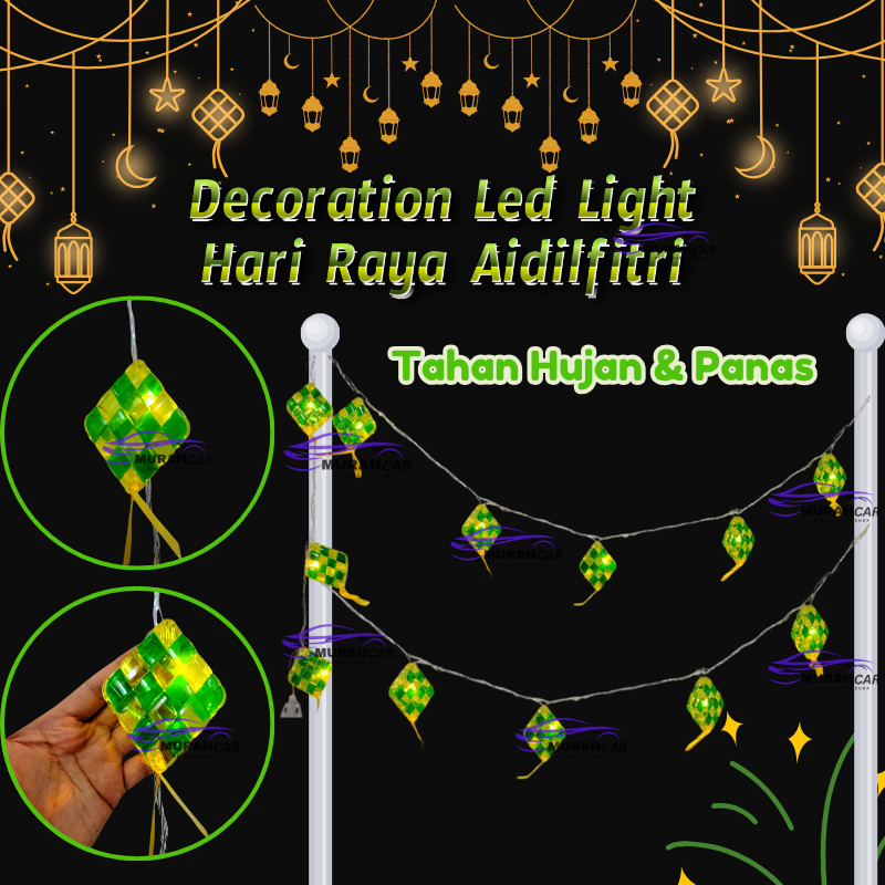 Lampu Raya Ketupat Design Curtain Light Led 2025 Lampu Kelip Kelip LED ...