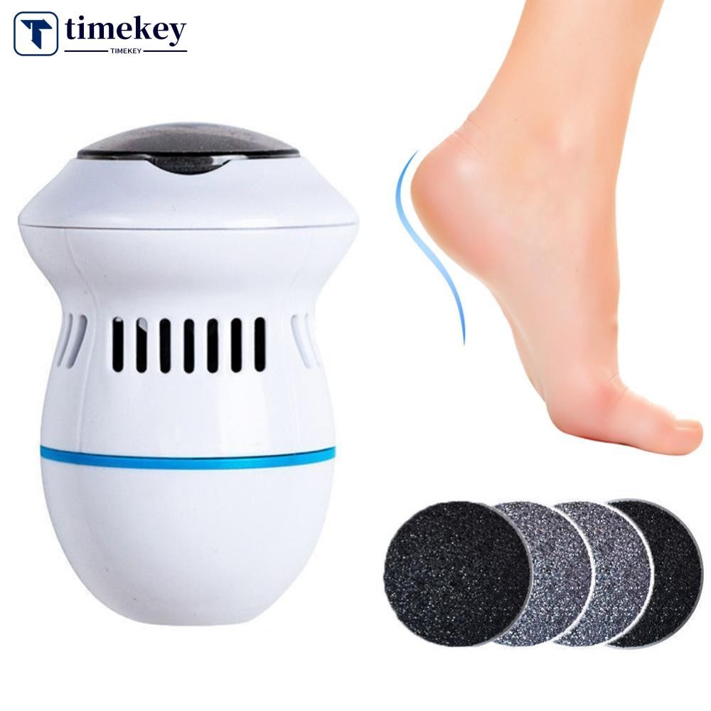 TIMEKEY Portable Automatic Vacuum Cleaner and Foot Grinder Rechargeable ...
