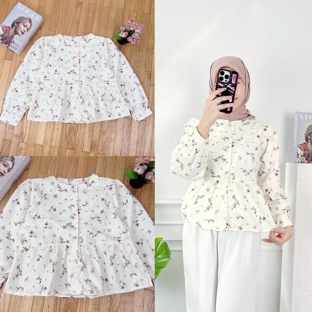 Bho - ZEC Women FIRA/Diane Top/Blouse Women Motif/Fashion Contemporary ...