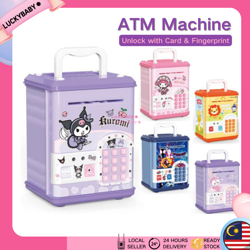 ATM Machine Unlock with Card & Fingerprint Tabung Simpanan ATM Password ...