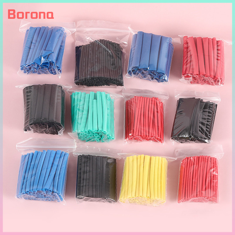 【Borona】 328PCS Polyolefin Insulation Heat Shrink Tubing Tube Sleeve ...