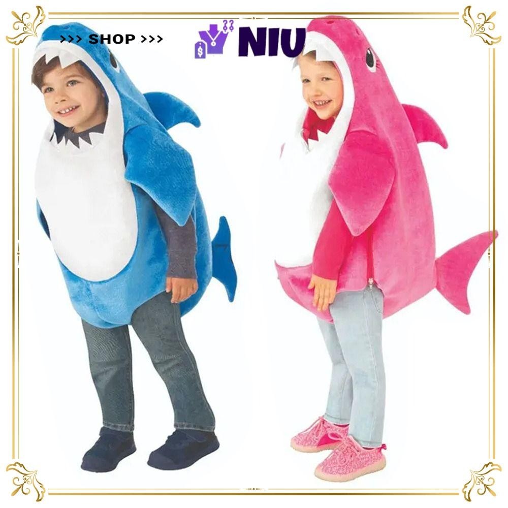 NIU Kids Shark Costumes, Spandex Cute Family Cosplay Costume, for ...