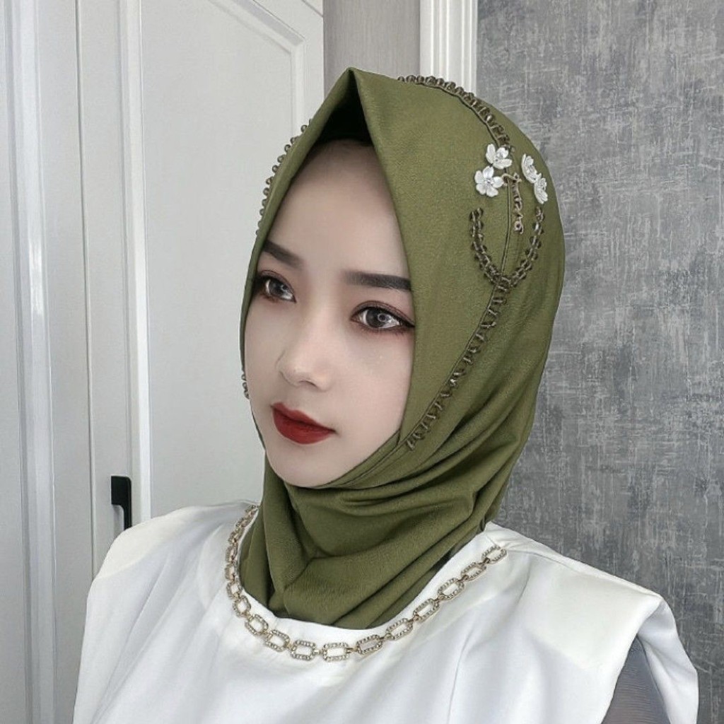 Pashmina Shawl Turkey Muslim Woman Khinmar Instant Hijab Scarf Veil Headscarf Ladies Tudung 4790