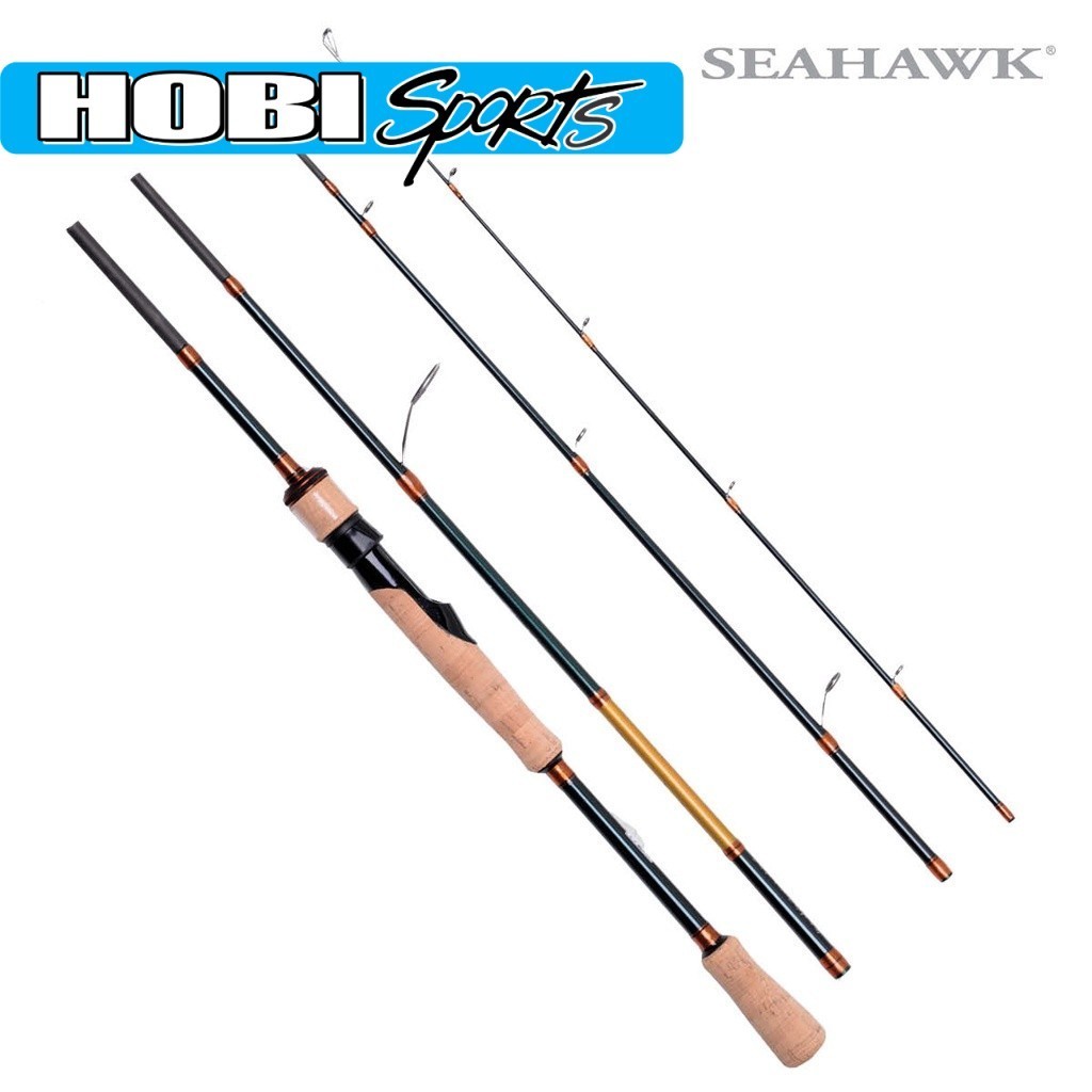 SEAHAWK RYOKU TRAVEL ROD (( NEW ARRIVAL )) (SPINNING / BAITCASTING ...