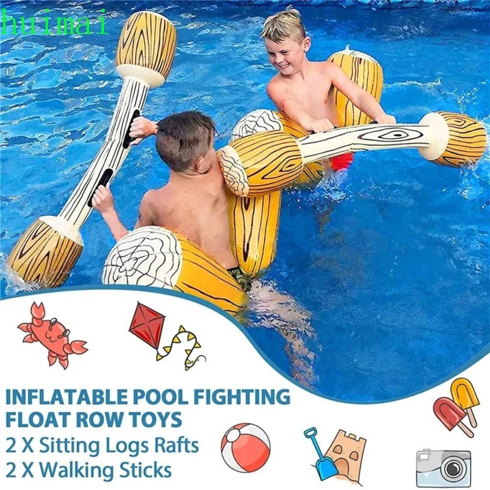 HUIMAI Pool Inflatable Joust Game Toys, Floating Playing Interactive ...