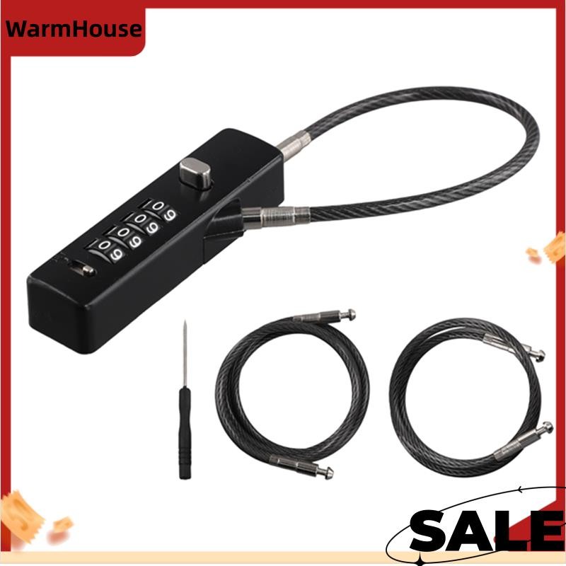 Cable Locks with Combination, 4-Digit Combination Lock with 3 ...