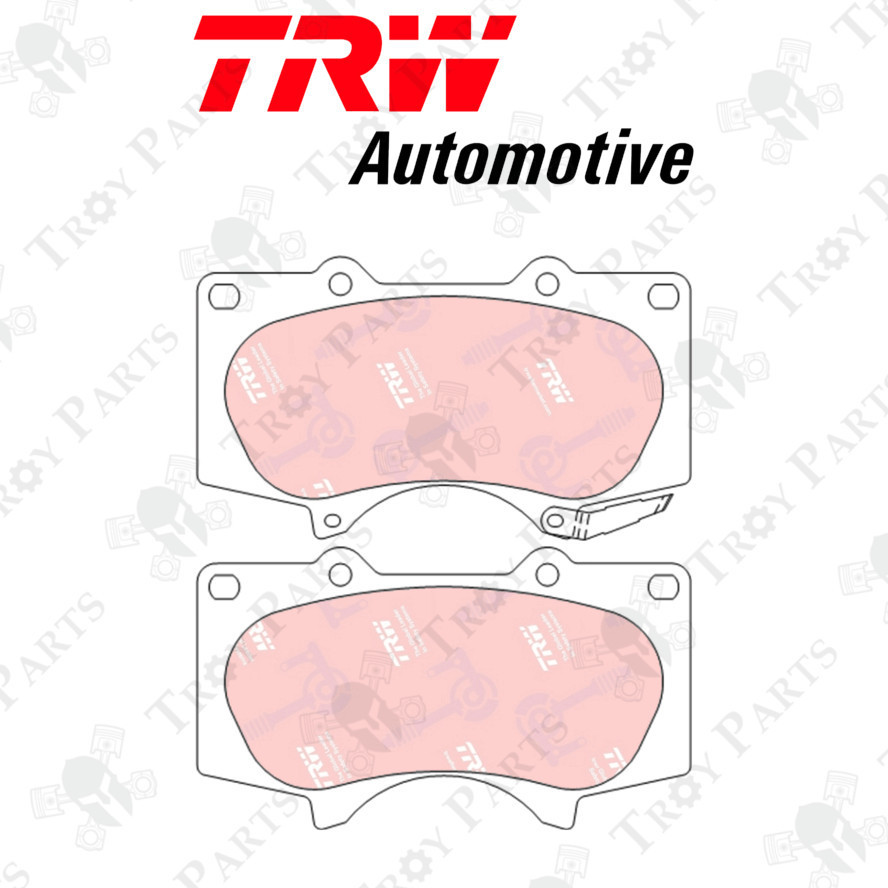 TRW Front Brake Pad Set For Kawasaki ZX6R, ZX7R, ZX9R, ZX12R, ZRX & Suzuki GSX-R, GSF – Sintered, MCB659SV