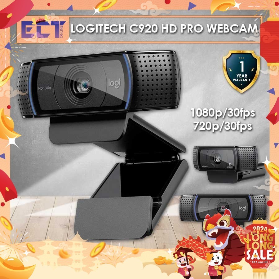 Webcam logitech c920 hd best sale pro 1080p