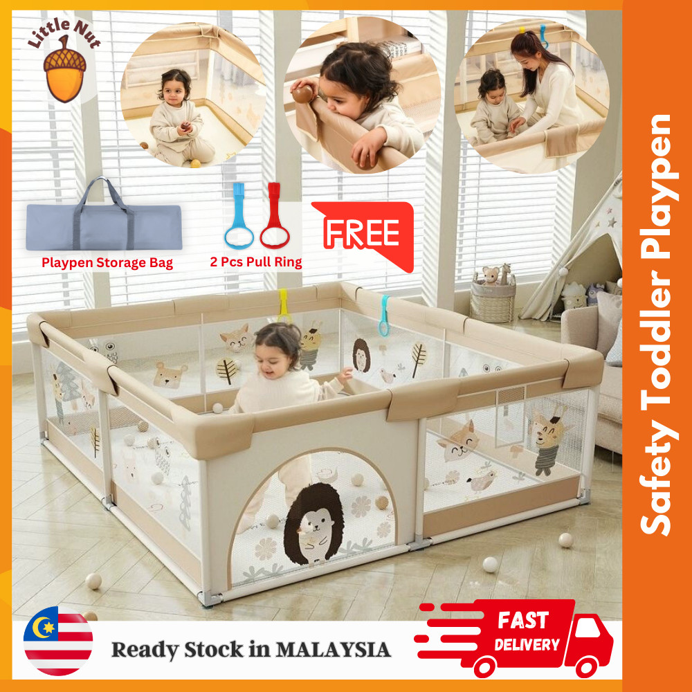 Chidren Fence Playpen Pagar Safety Baby Playpen Fence Activity Center ...