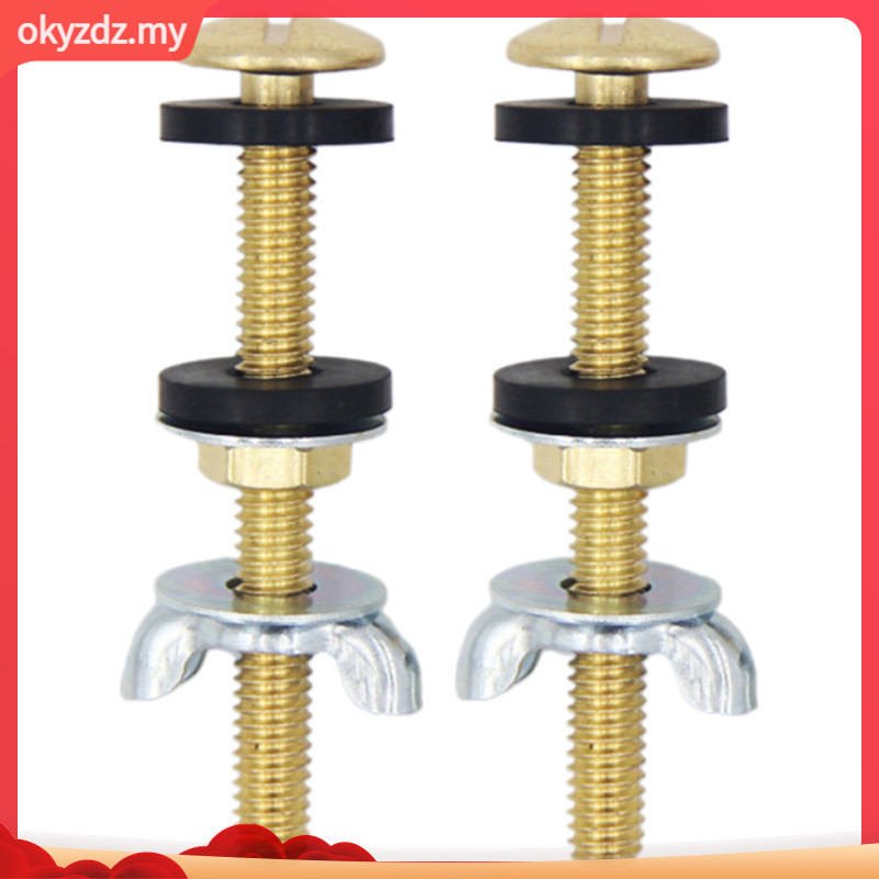 okyzdz Washers Bolts Heavy Duty Toilet Tank Seat Fittings Replacement