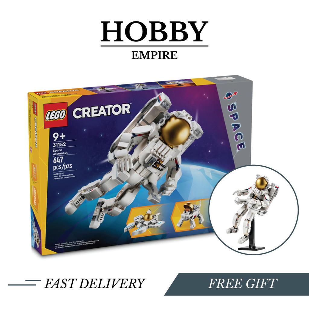 LEGO Creator 3in1 31152 Space Astronaut *Original LEGO + Extra Bubble ...